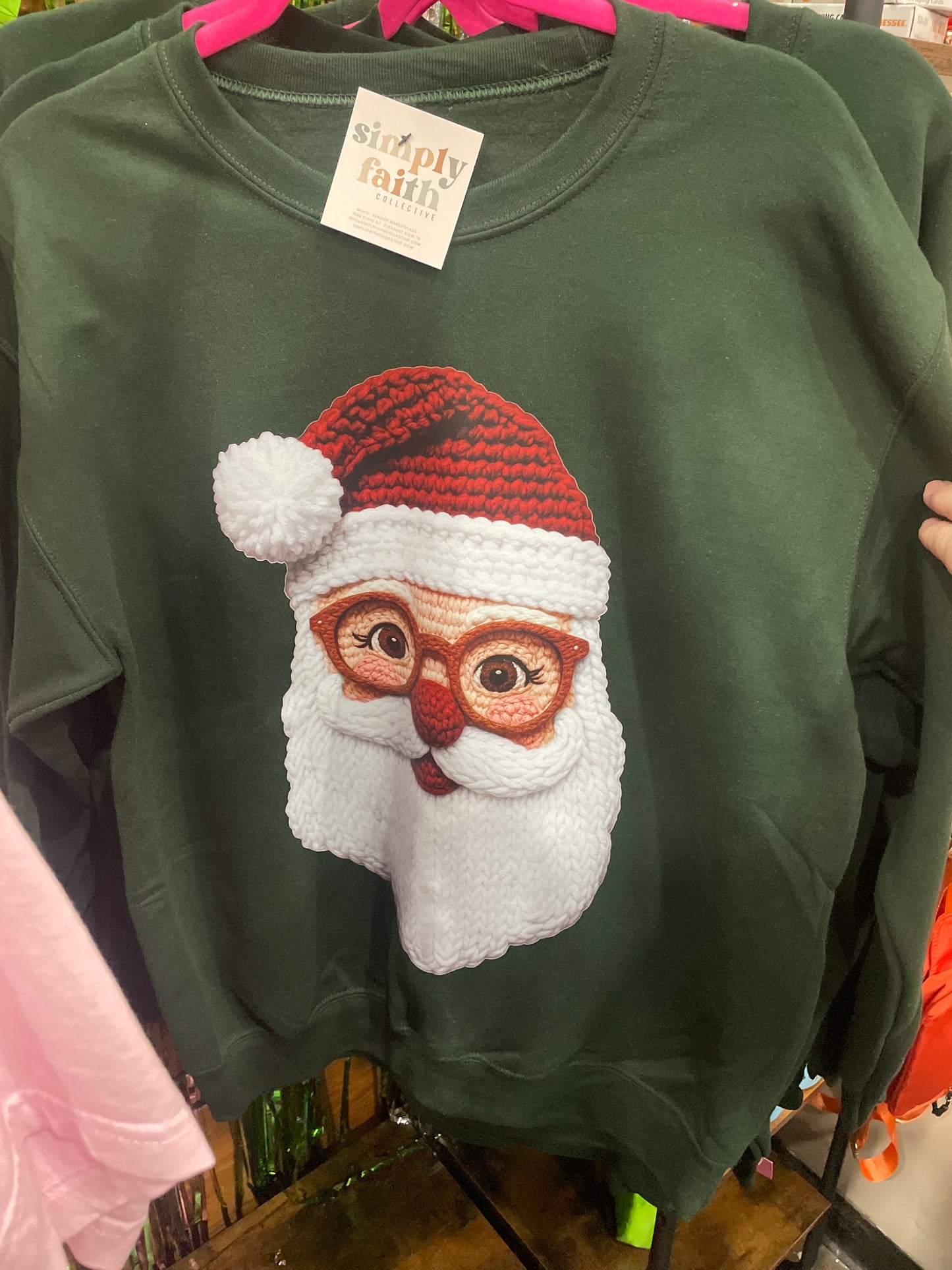 Yarn Santa Sweatshirt