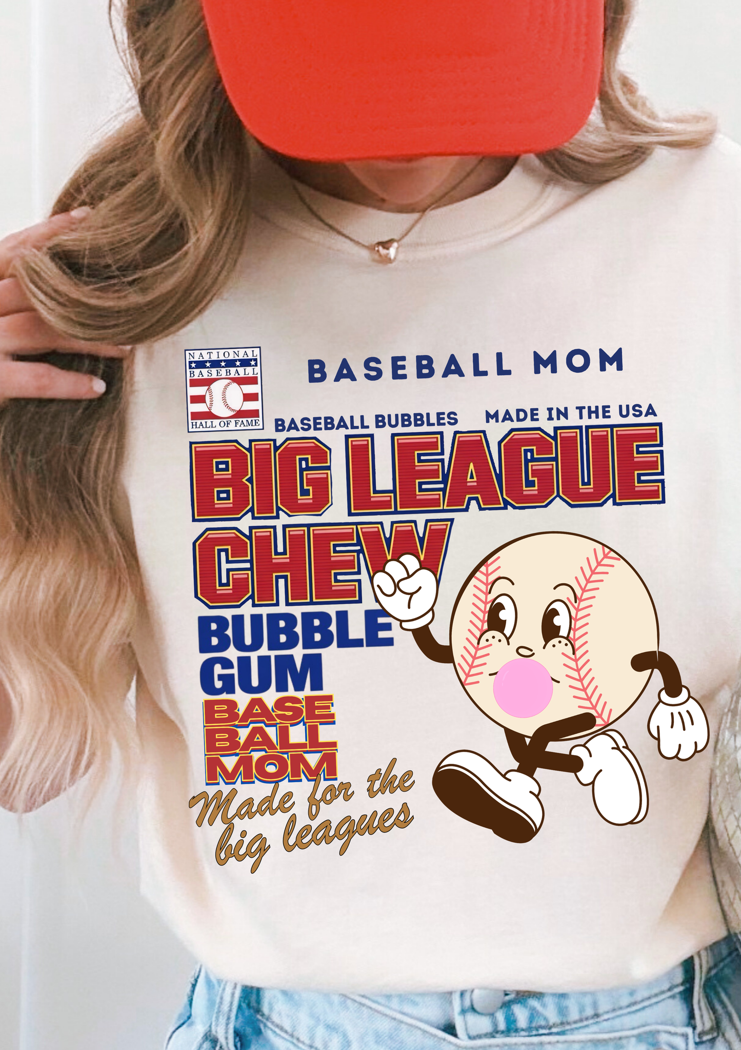Baseball Mom Big League Comfort Colors Tshirt