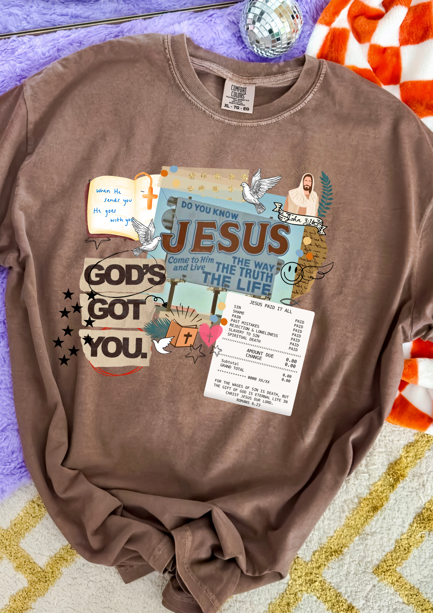 Gods Got You Comfort Colors Tshirt