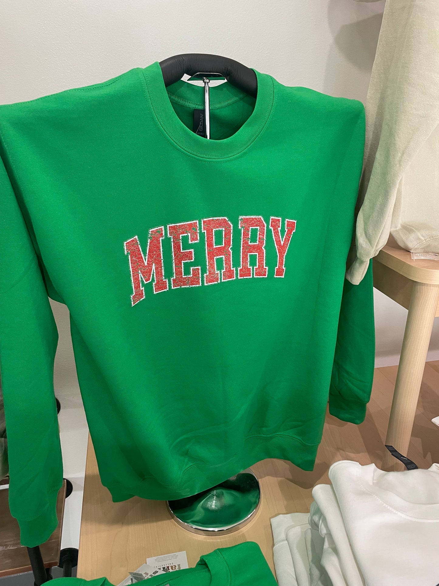 Merry Varsity Sweatshirt
