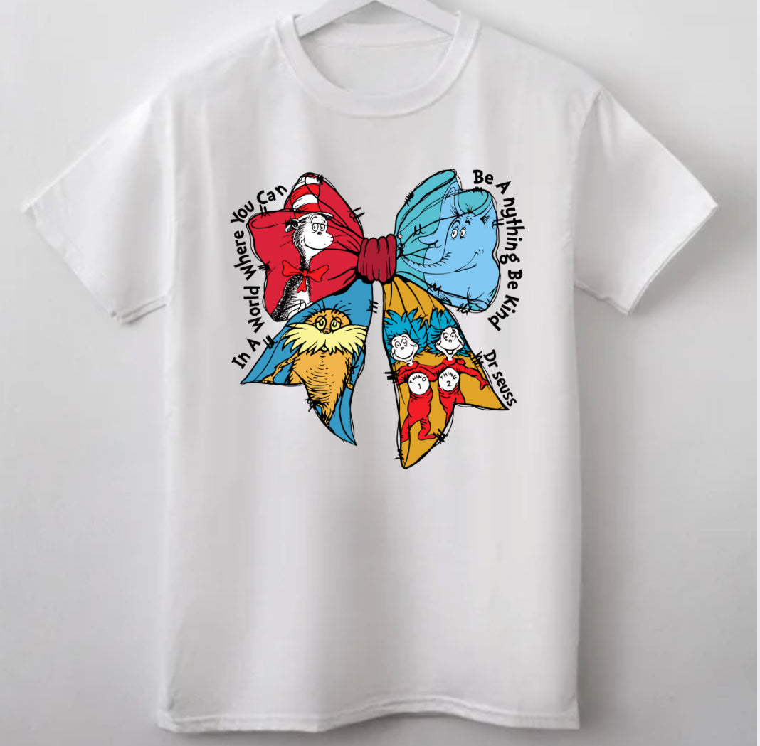 Be Kind READ Bow Tshirt