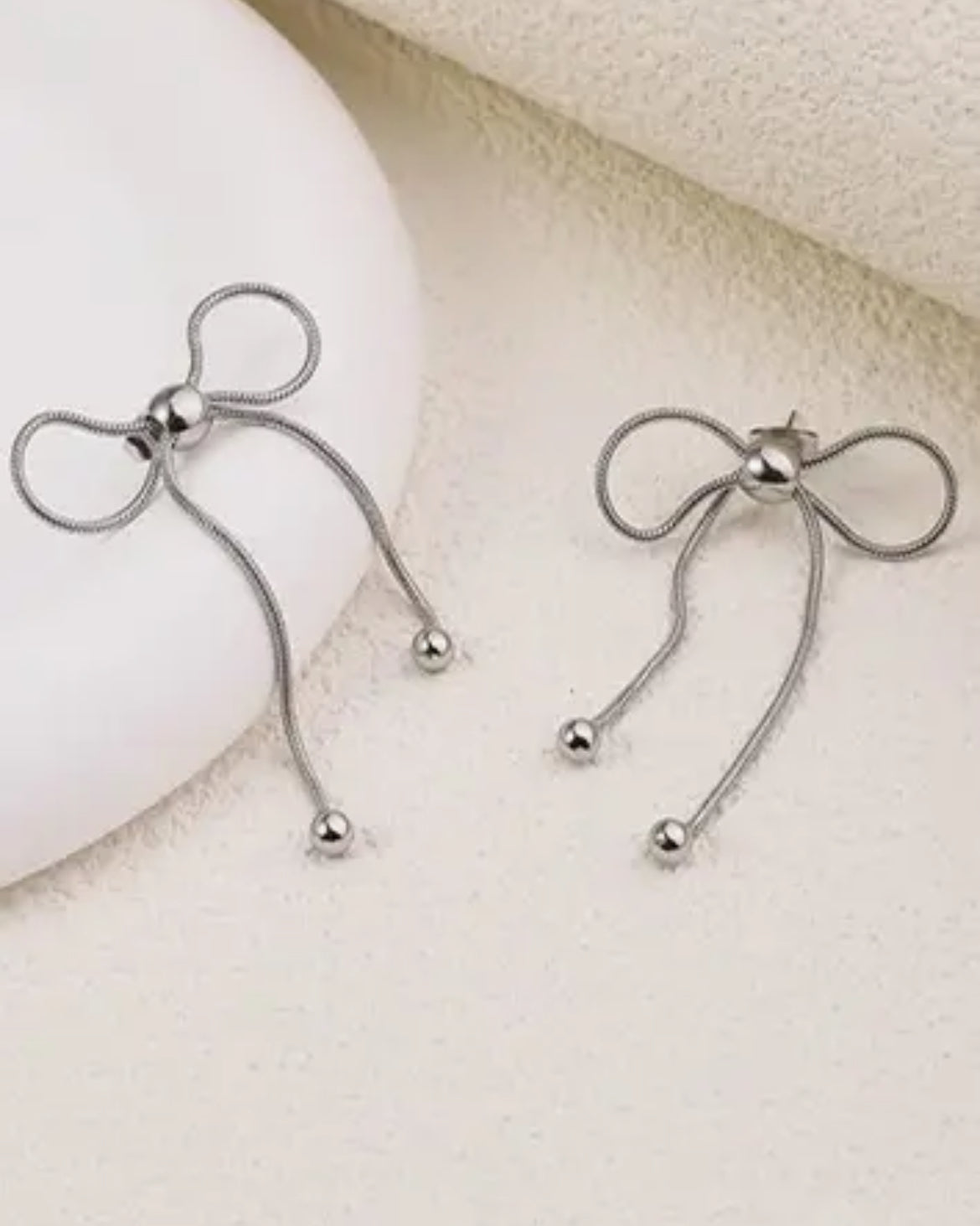 Bow Drop Earrings
