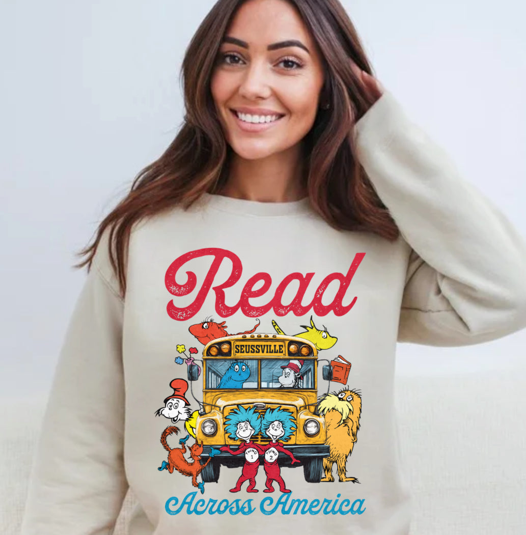 Read Across America Bus Sweatshirt