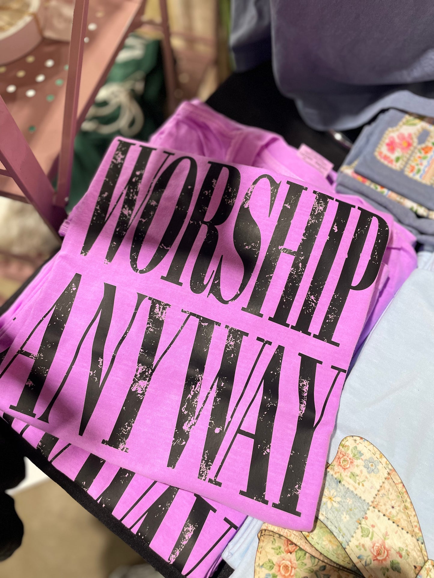 Worship Anyway Comfort Colors Tee