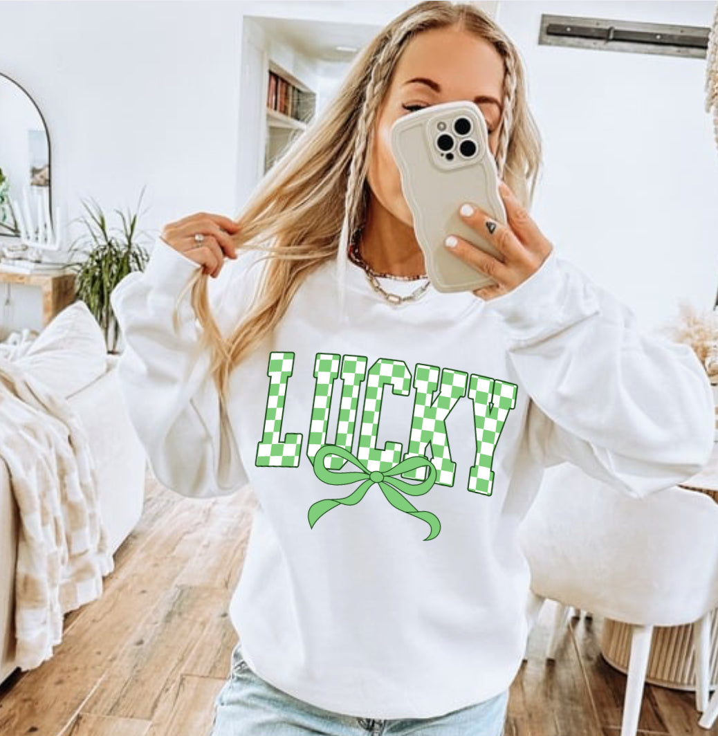 Lucky Bow Sweatshirt