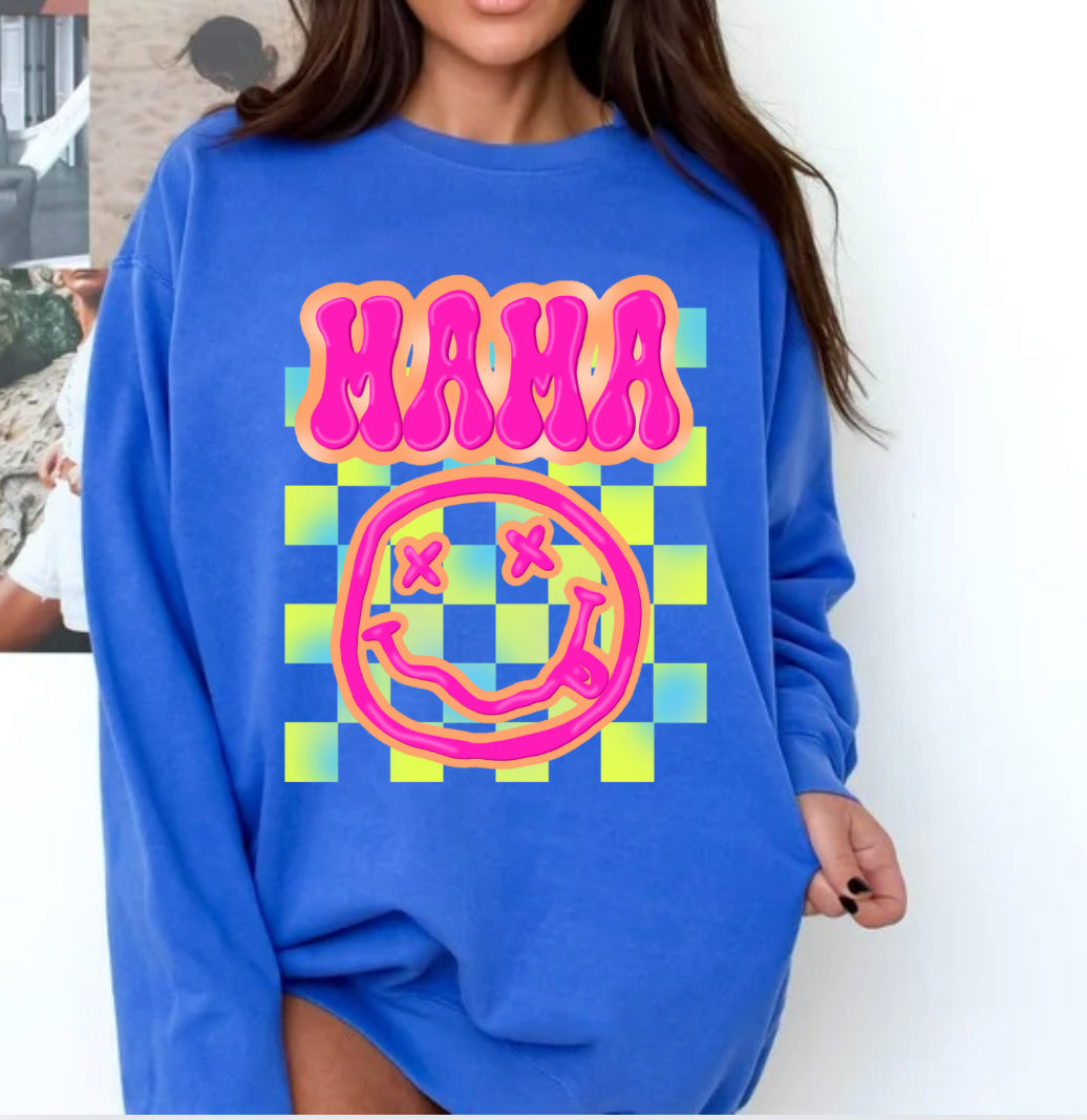 Retro Mama Comfort Colors Sweatshirt