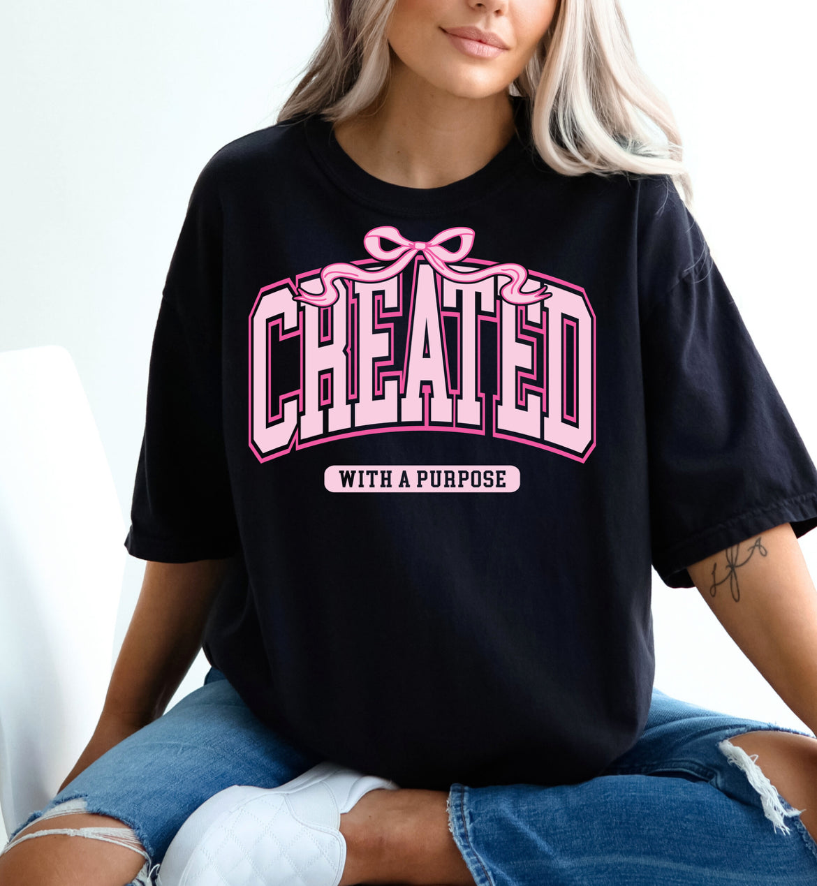 Created With A Purpose Comfort Colors Tee