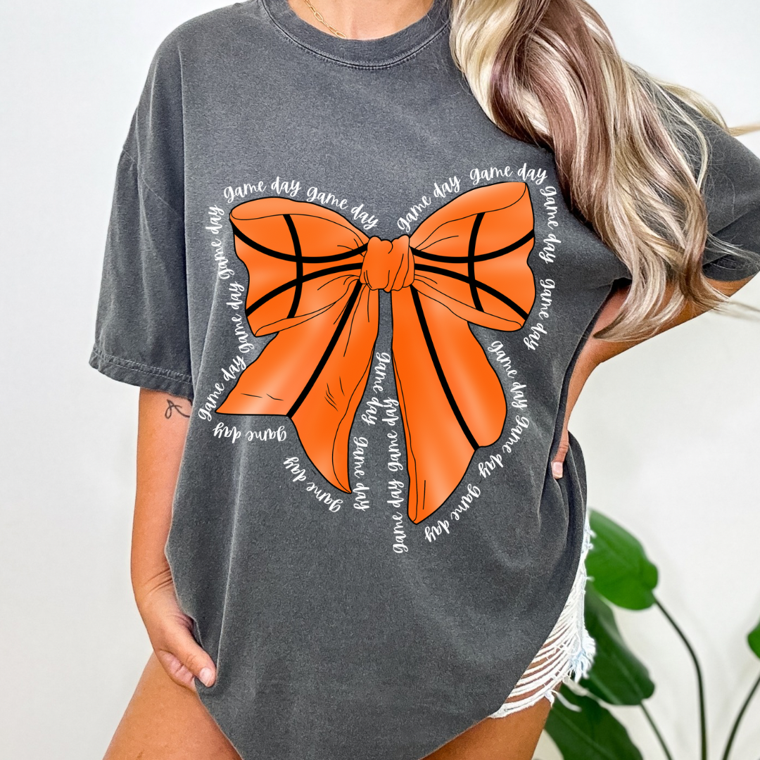 Basketball Bow Tshirt