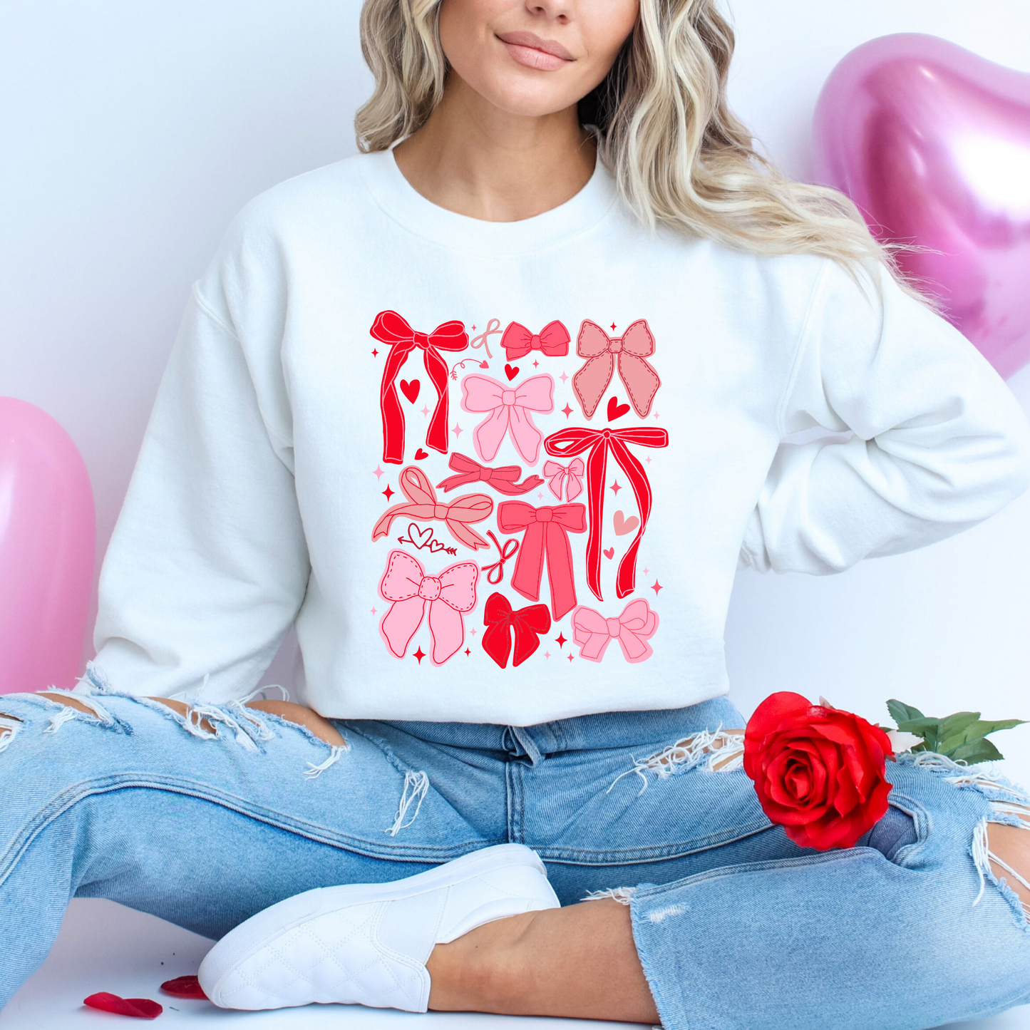 Pink Bows Sweatshirt