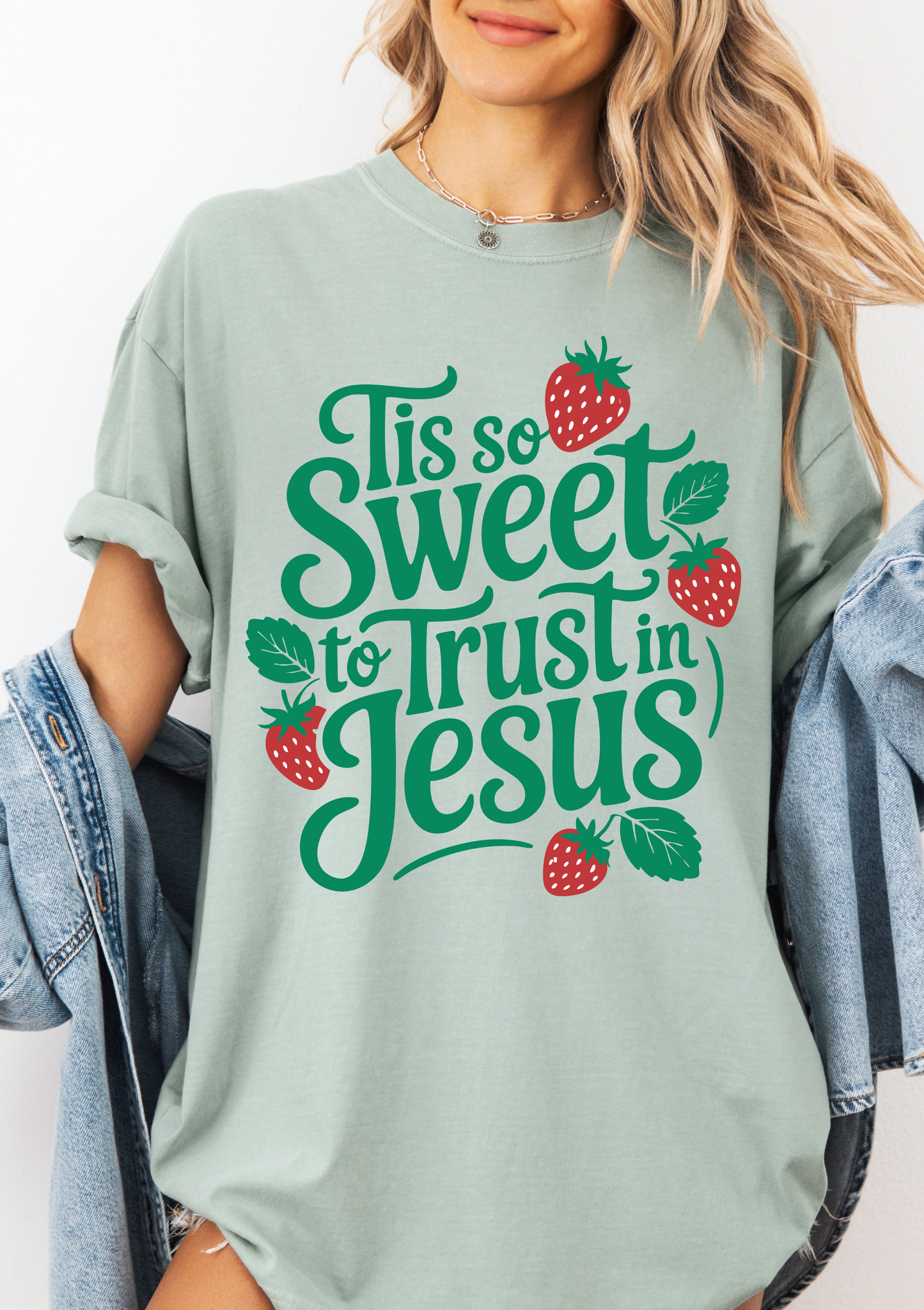 Tis So Sweet To Trust In Jesus Comfort Colors Tee