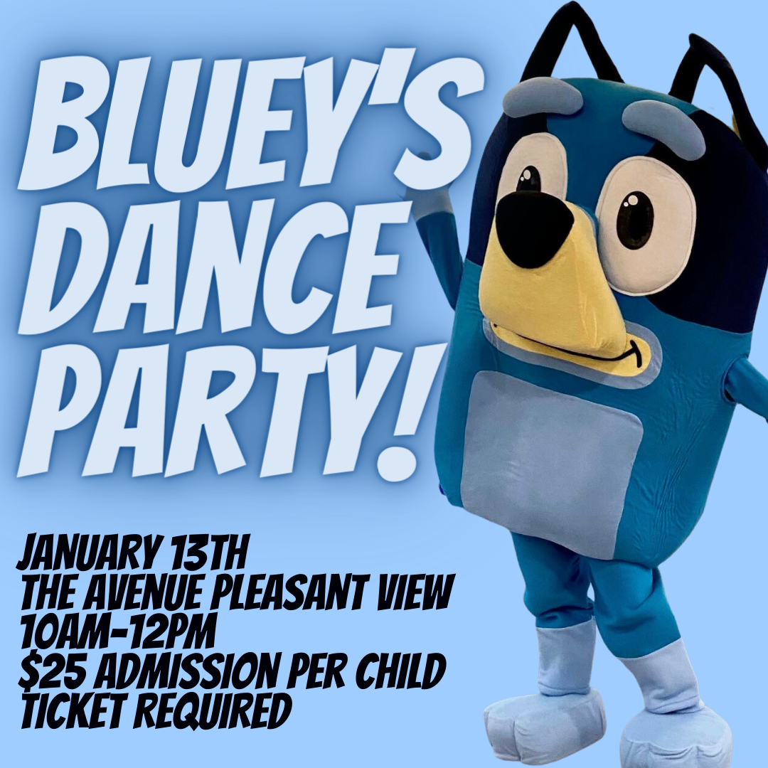Bluey's Dance Party- Ages 3 and under