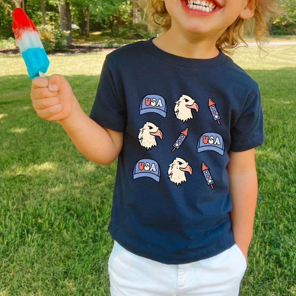 USA Squares Tshirt