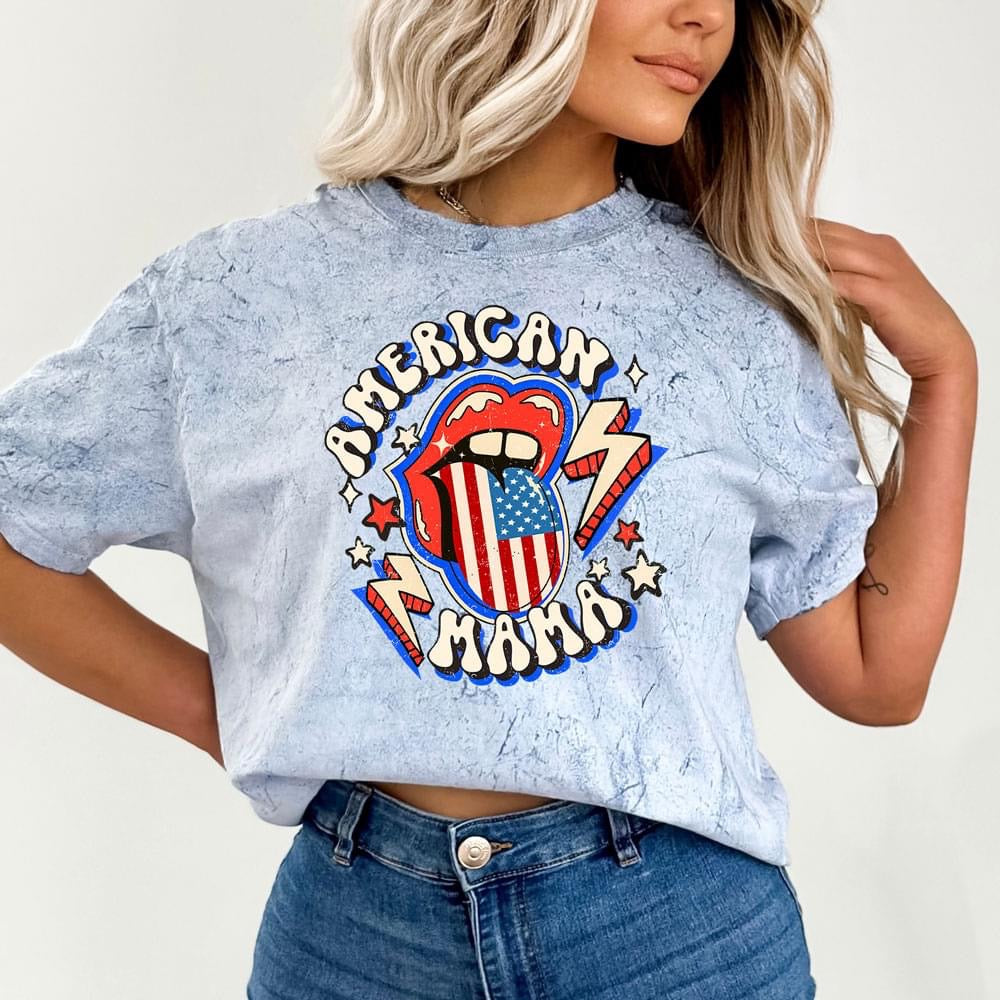 American Mama Comfort Colors Dye Tee