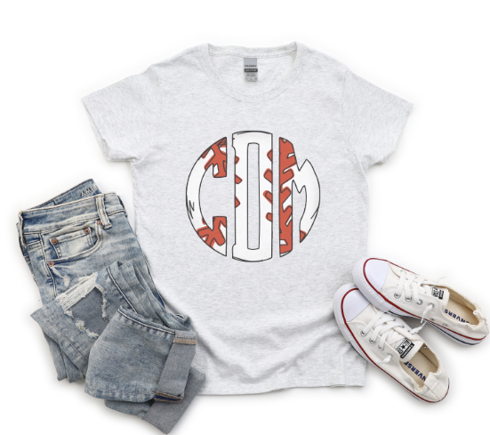 Baseball/Softball Monogram Tee