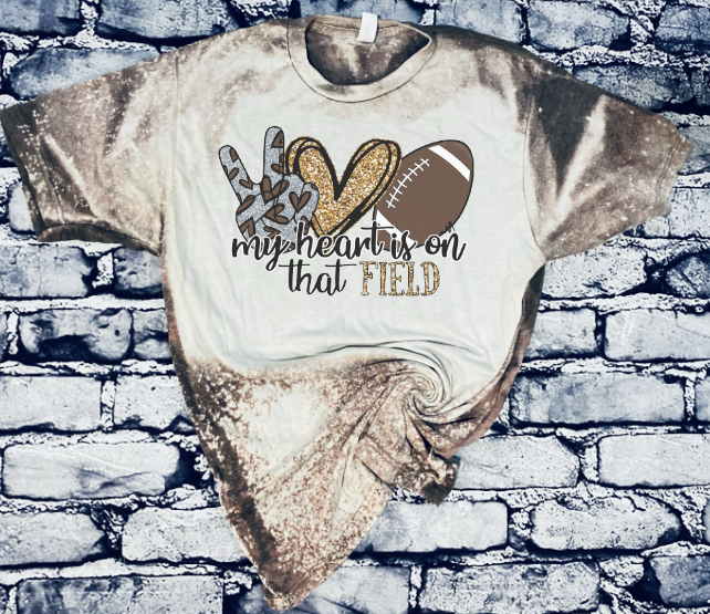 My Heart is on That Field Football Tee