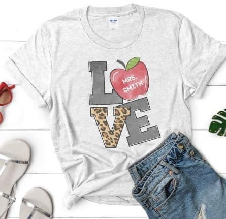 Love Teacher Custom