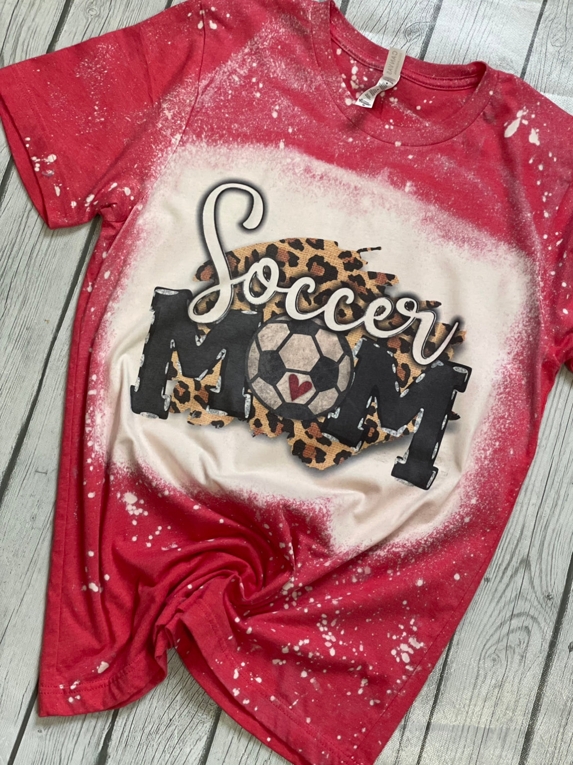 Soccer Mom Leopard Tee