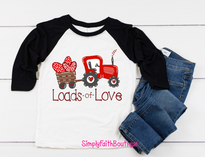 Loads of Love Kids Raglan