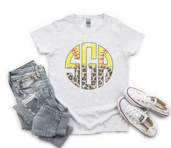 Baseball/Softball Monogram Tee