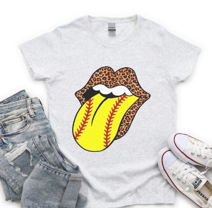 Softball Leopard Tongue