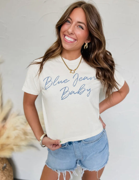 Blue Jean Baby Boxy Tee