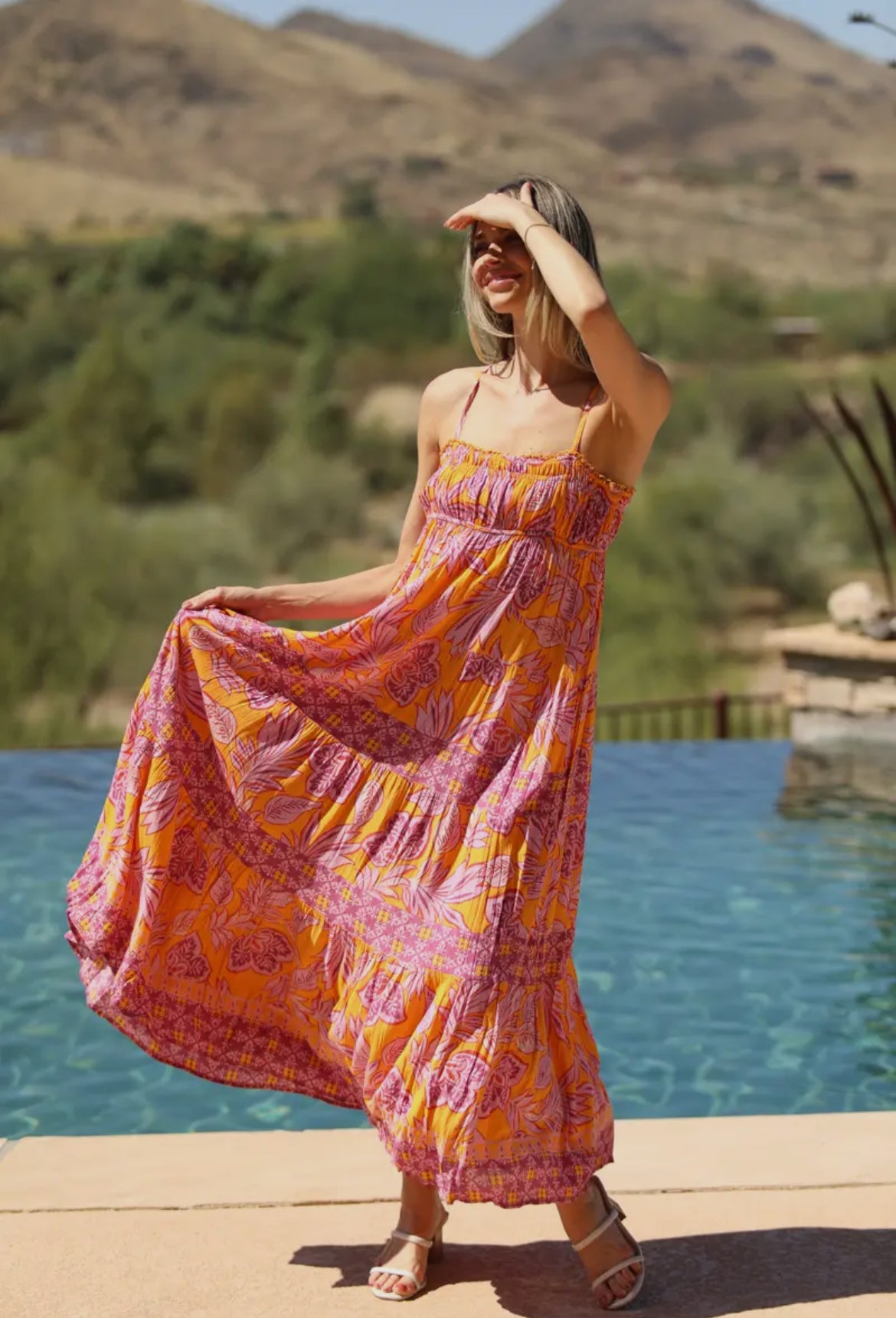 Floral Empire Waist Maxi