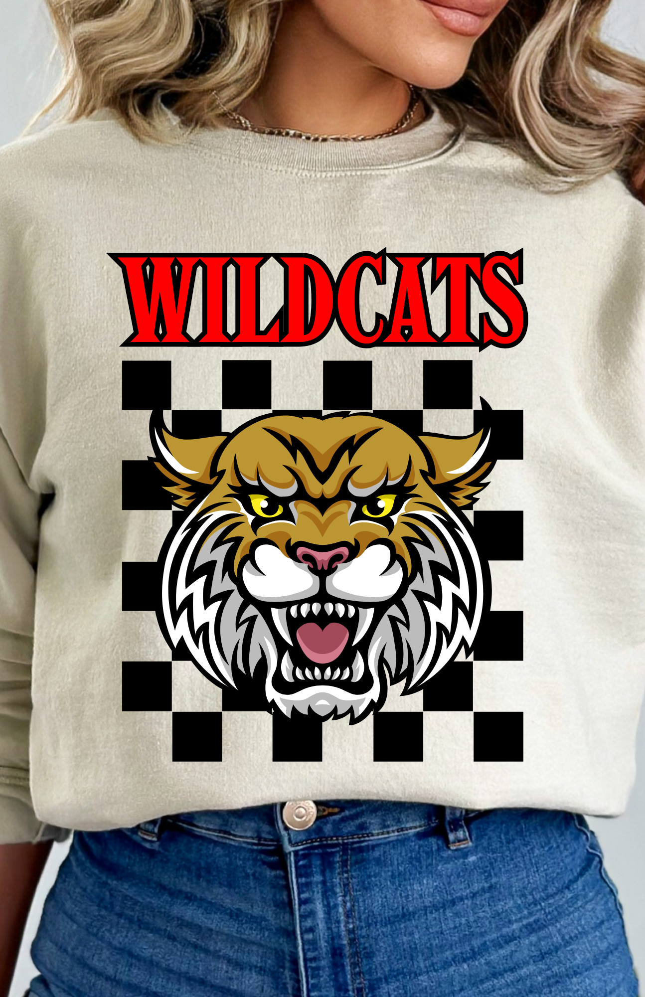 Checker Mascot Wildcats