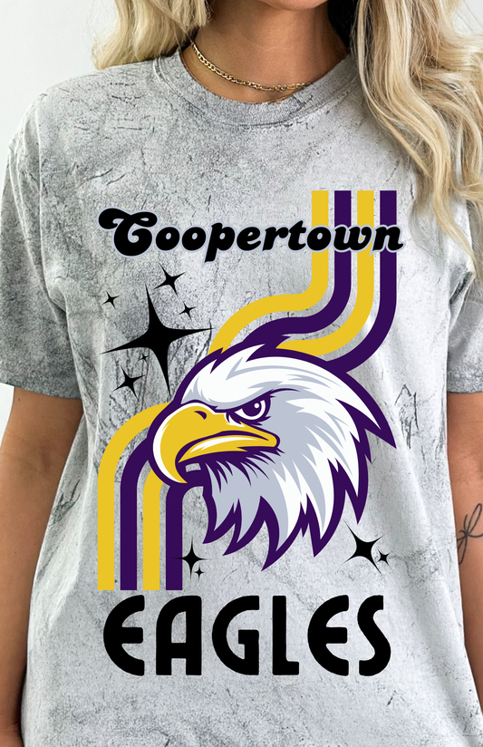 Retro Mascot Coopertown Eagles