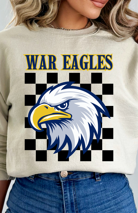 Checker Mascot War Eagles