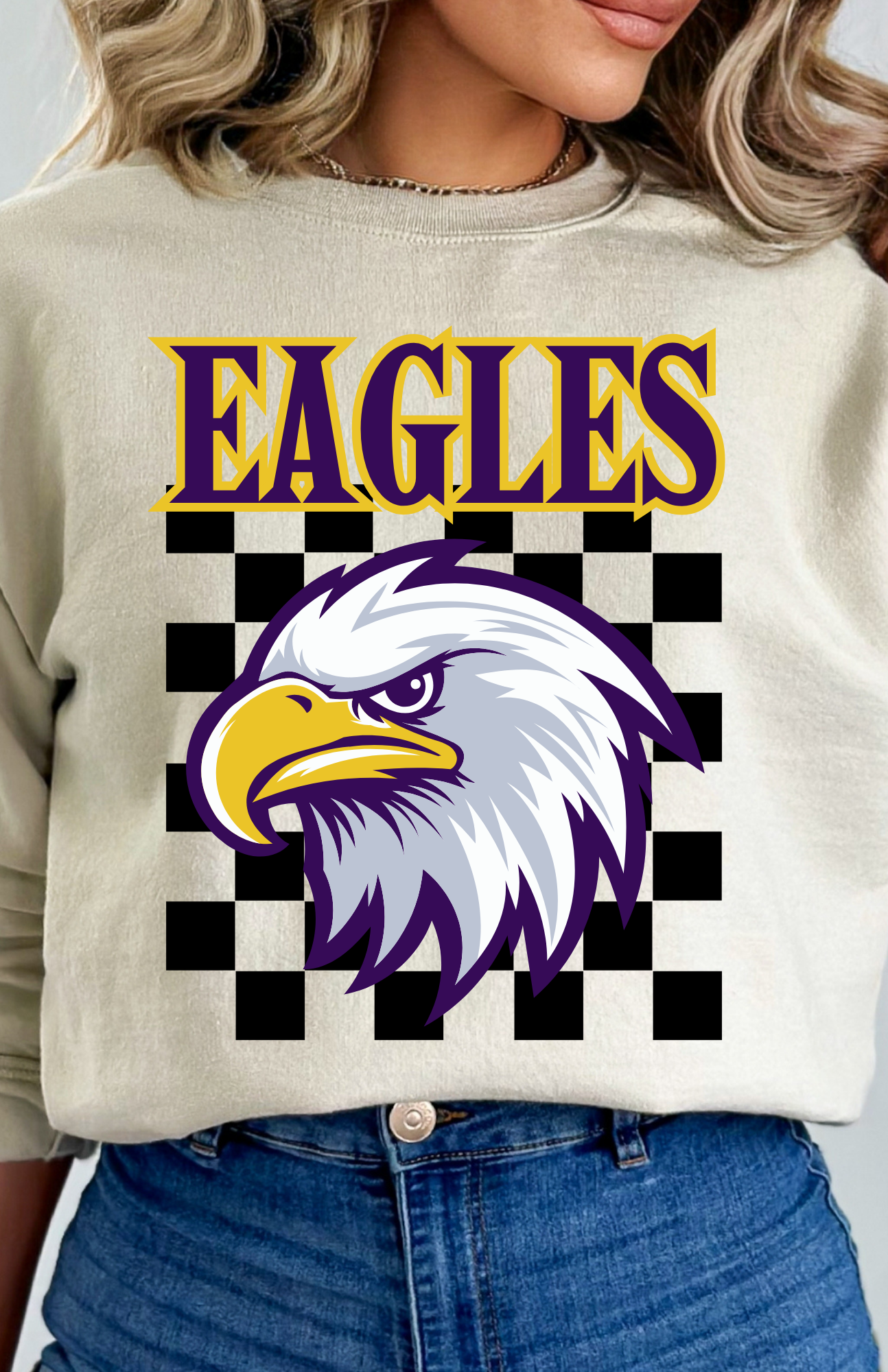 Checker Mascot Eagles