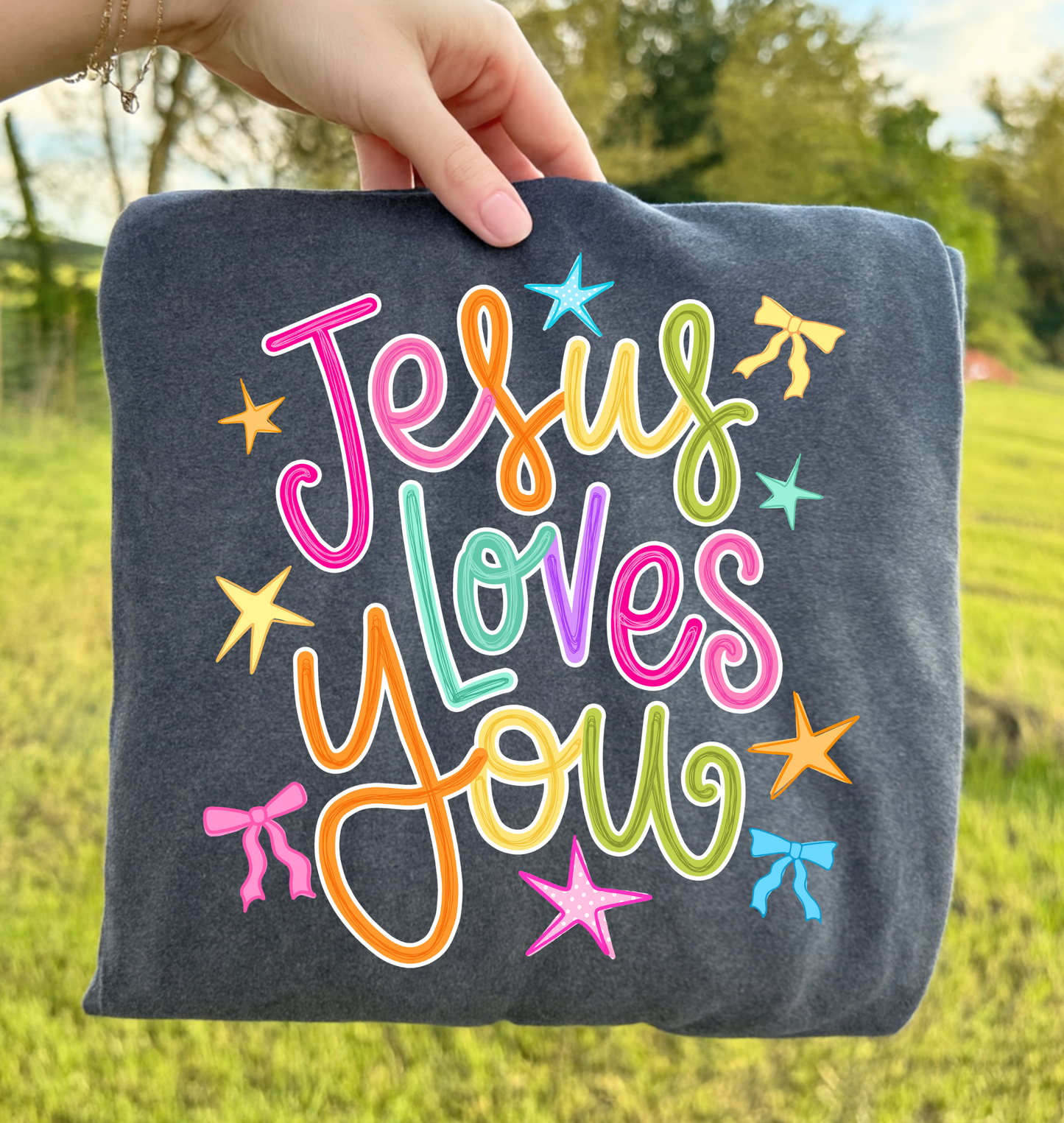 Jesus Loves You Comfort Colors Tshirt