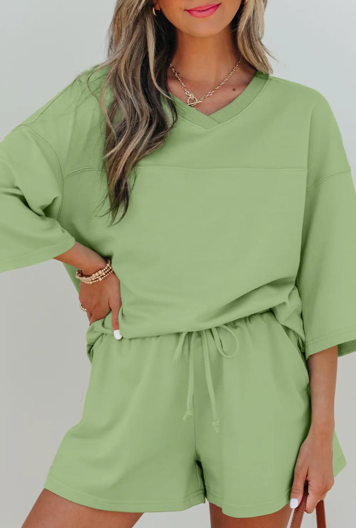 Slouch Tee and Shorts Set