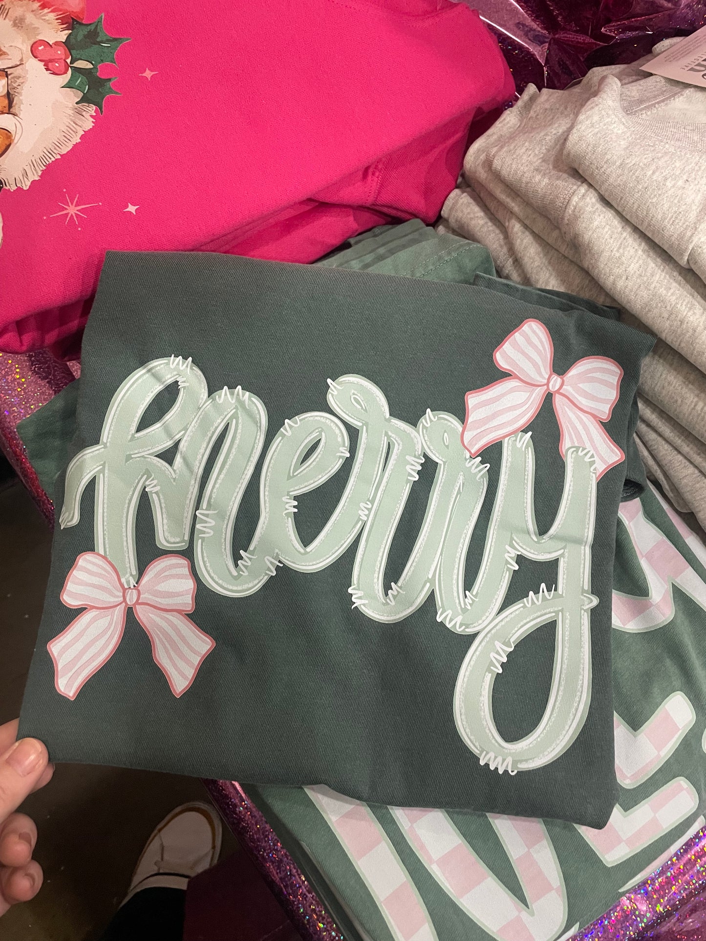Merry Bow Tee