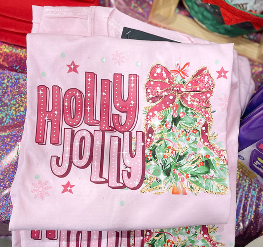 Pink Holly Jolly