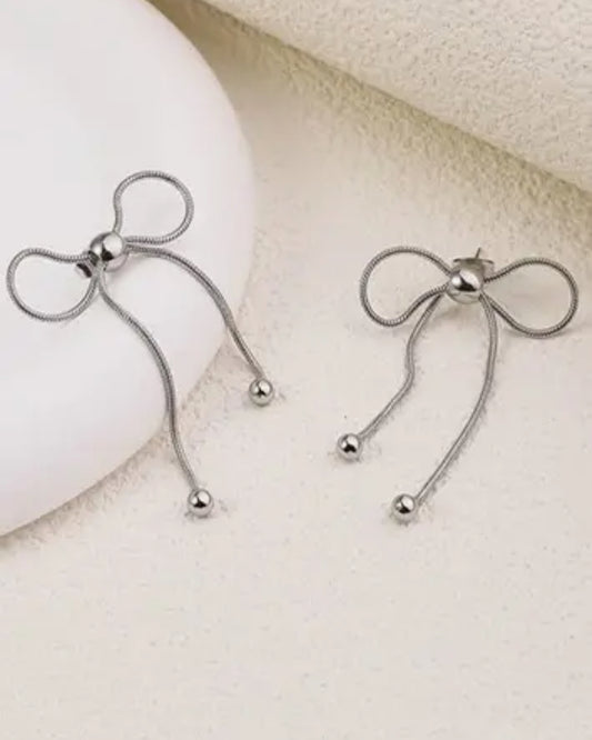 Bow Drop Earrings
