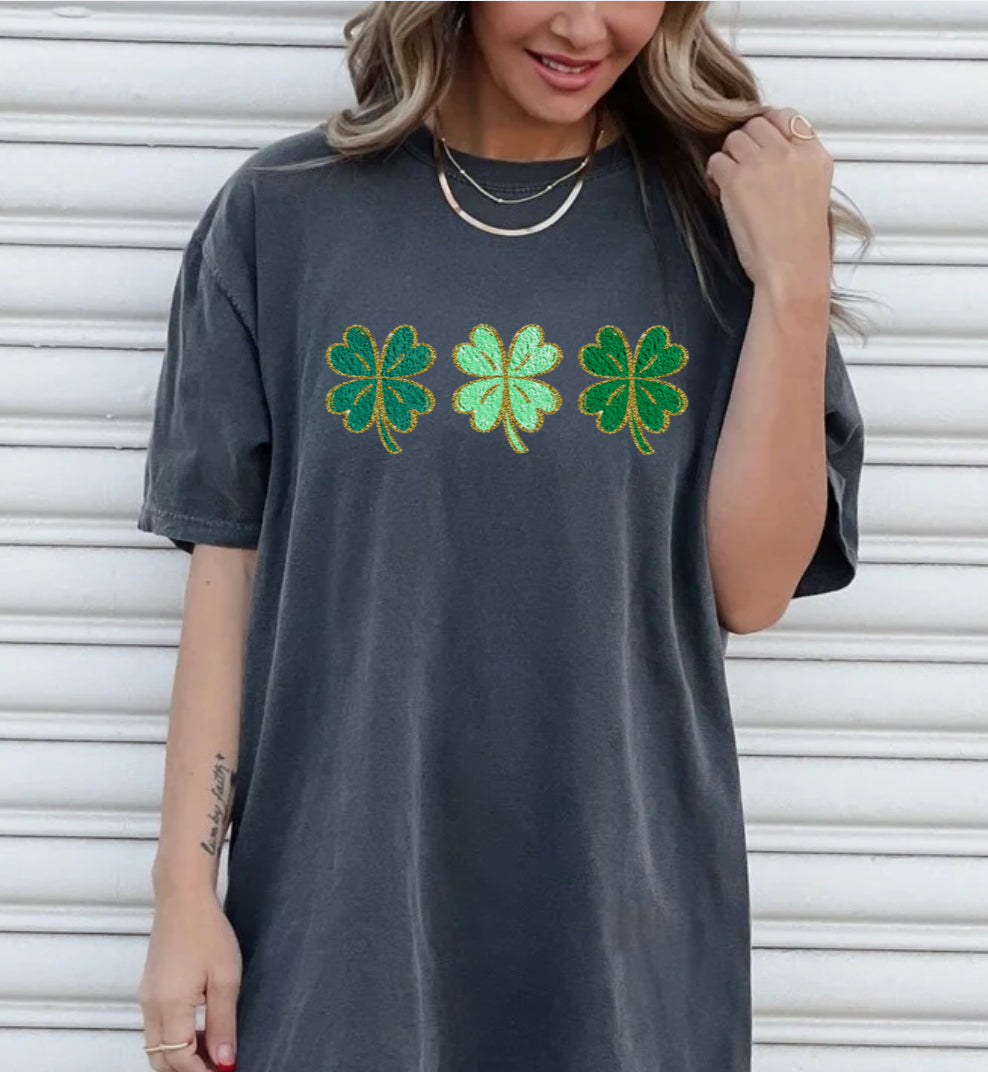 Shamrock Trio Comfort Colors Tee