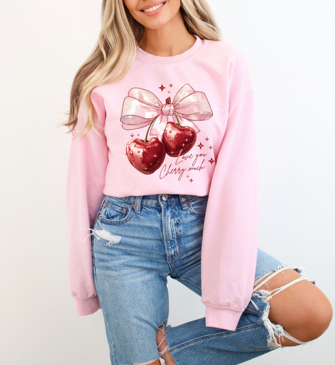 Love You Cherry Much Sweatshirt