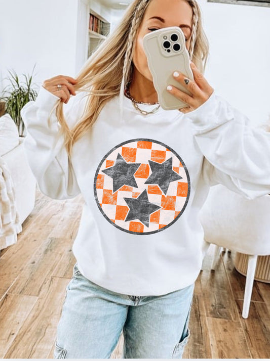 Tristar Distressed Design Sweatshirt