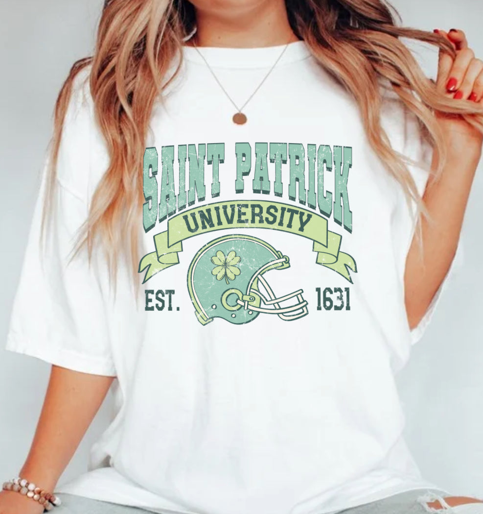 St Patricks University Comfort Colors Tee