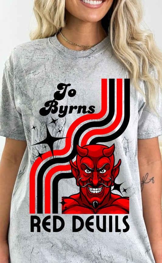 Red Devils Retro Colorblast Tee