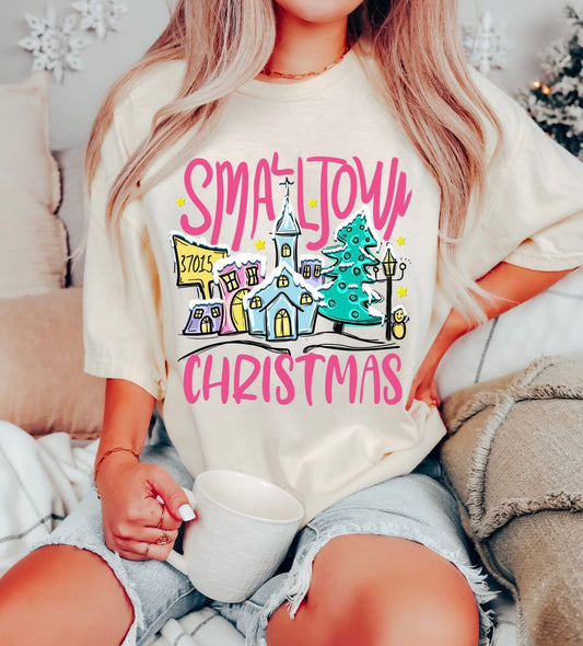 Small Town Christmas Tshirt