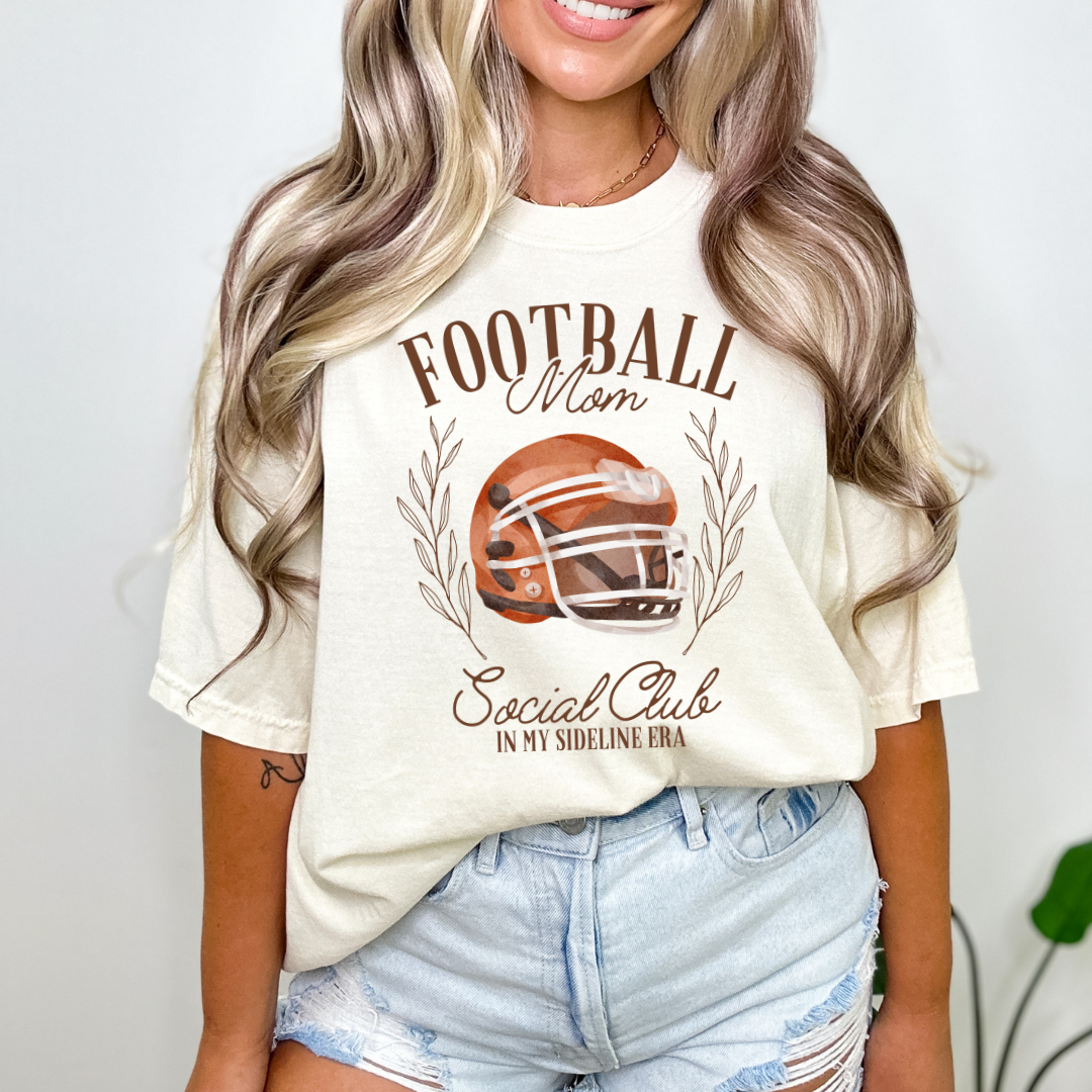 Football Mom Social Club Comfort Colors Tee