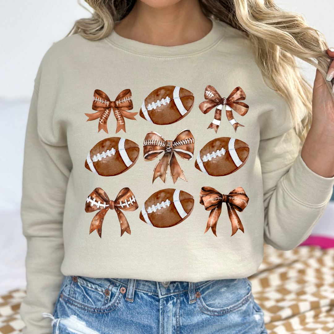 Football Coquette Sweatshirt