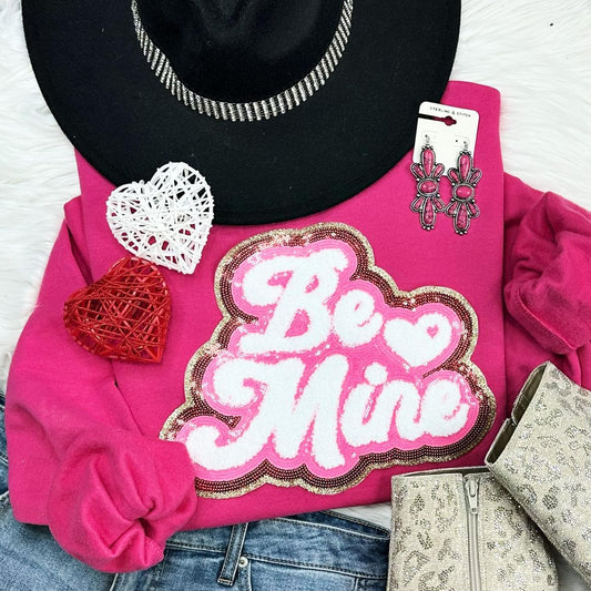 Be Mine Patch Sweatshirt