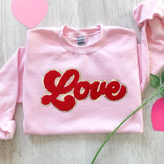 LOVE Patch Sweatshirt