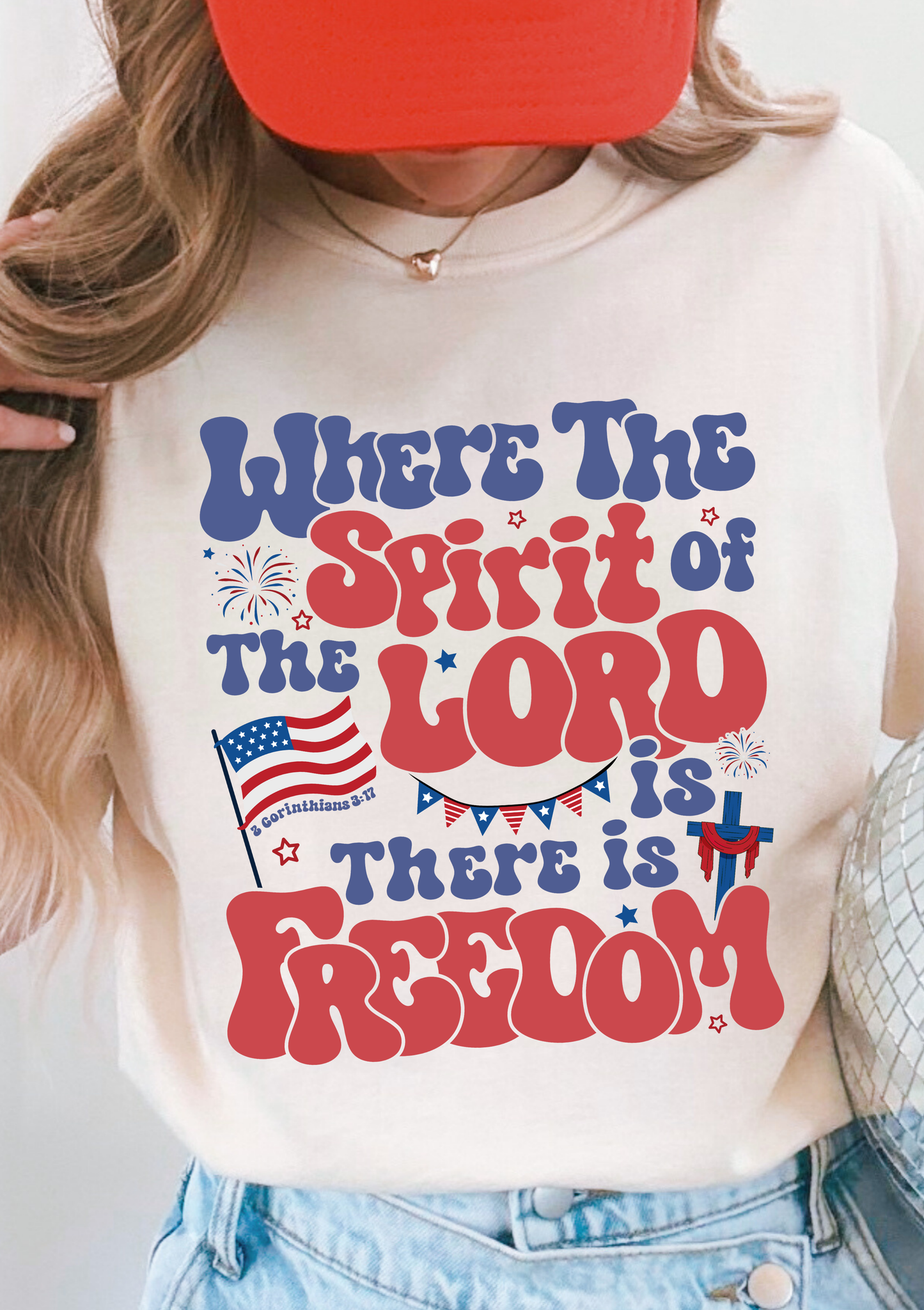 There is Freedom Comfort Colors Tee