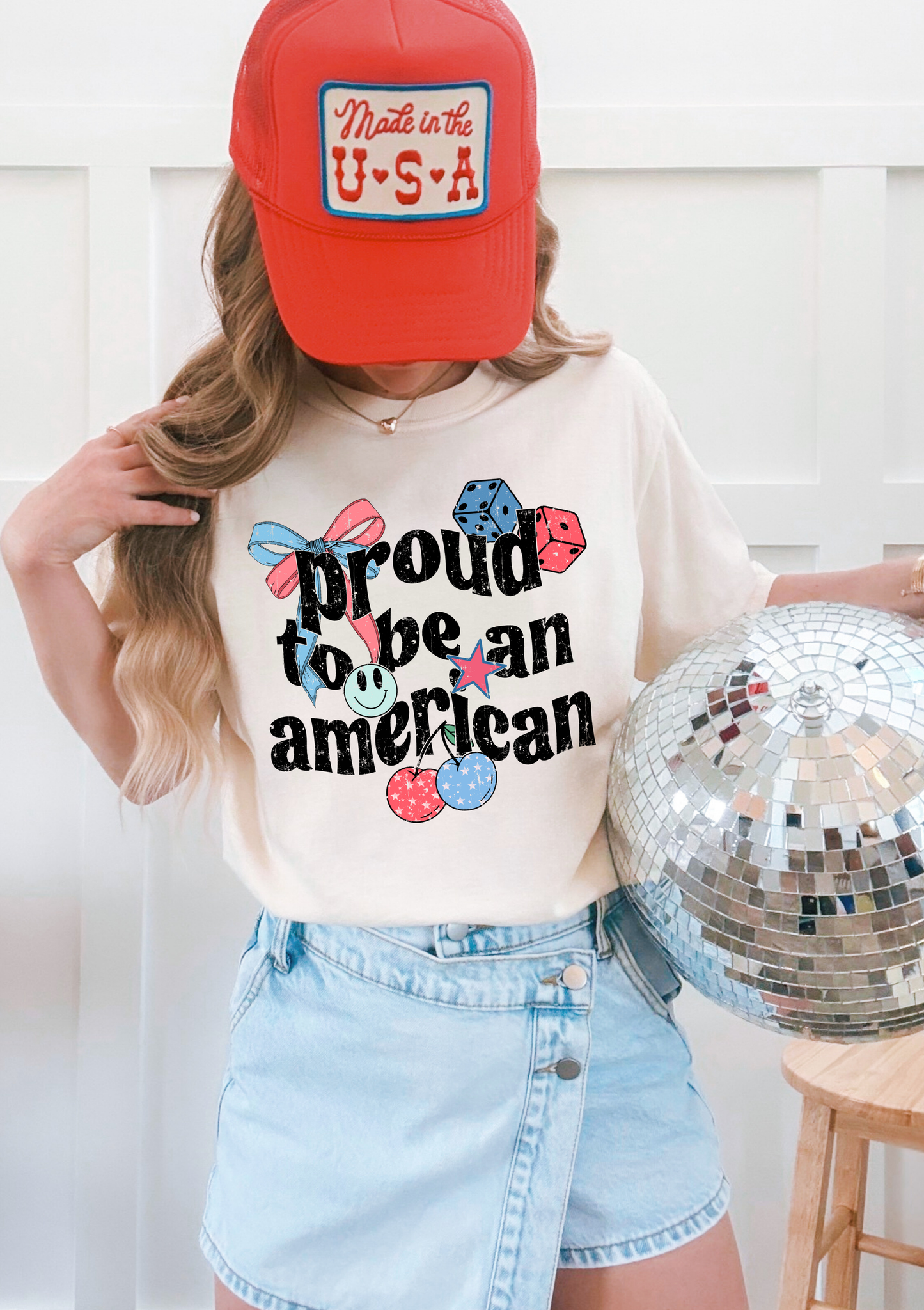 Proud To Be An American Comfort Colors Tee