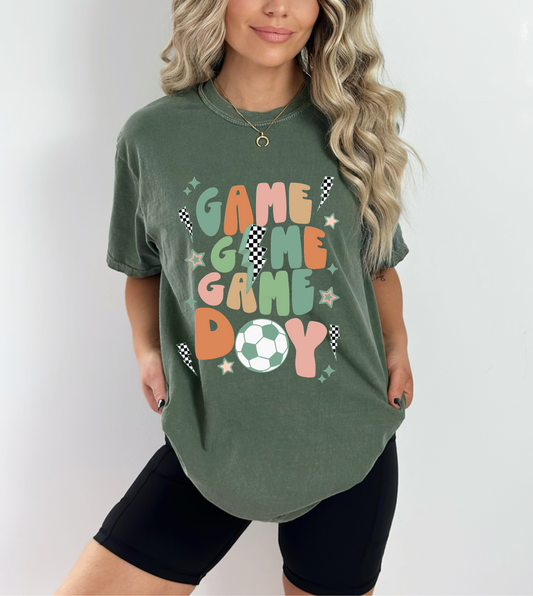 Game Day Soccer Pastel- COMFORT COLORS