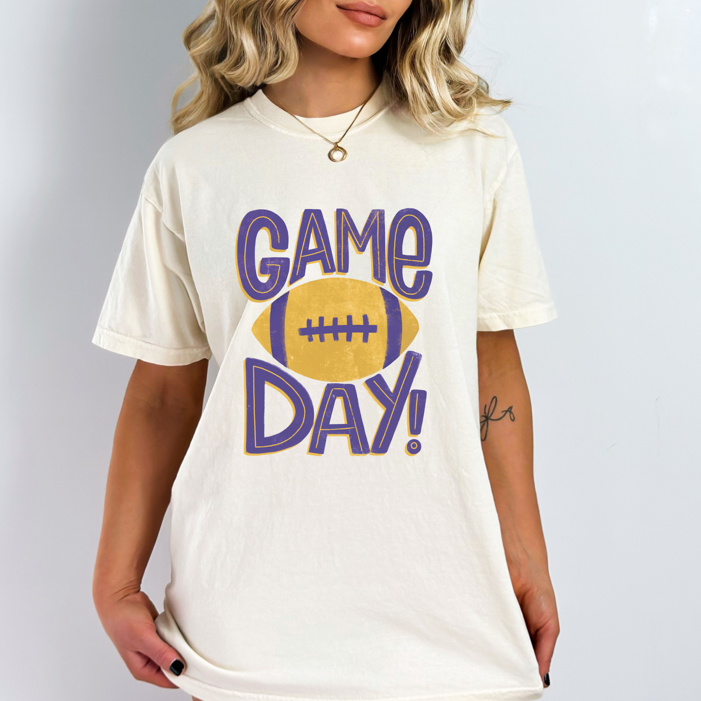 Game Day Purple Yellow- Comfort Colors