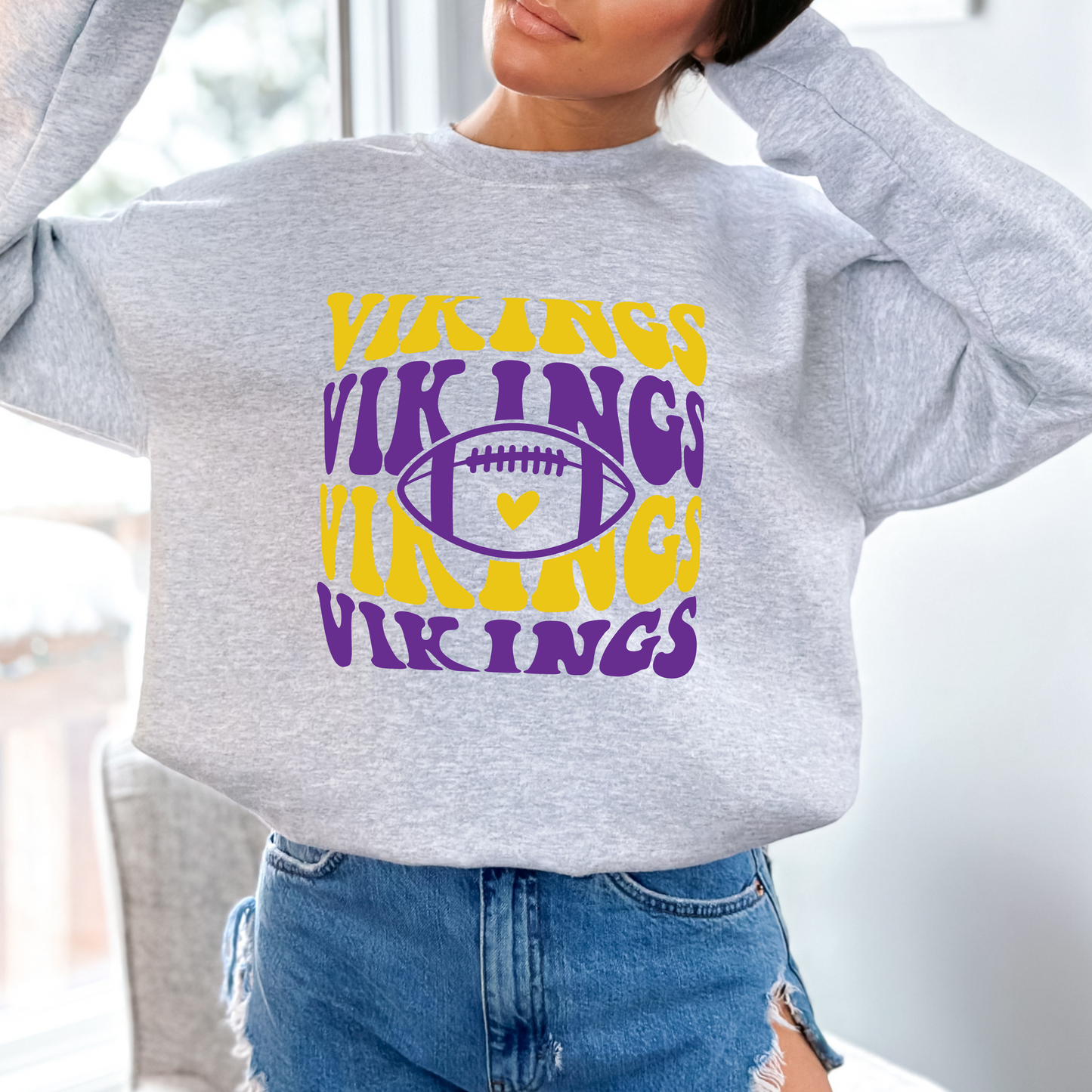 Vikings Football Stacked